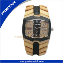 Venta caliente 2016 reloj de regalo de madera relojes de pulsera de ocio para hombre de la nueva llegada